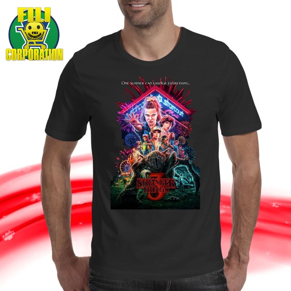 T-SHIRT STRANGER THINGS 3 FILM SUCCESSE COSE PIÙ STRANE 11 UNDI DONNA UOMO FELPA