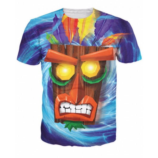 T-SHIRT AKU AKU CRASH BANDICOOT