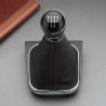 VW GOLF 5 6 MARCE KIT COMPLETO POMELLO LEVA DEL CAMBIO + CUFFIA W/NERO
