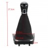 VW GOLF 5 6 MARCE KIT COMPLETO POMELLO LEVA DEL CAMBIO + CUFFIA W/NERO