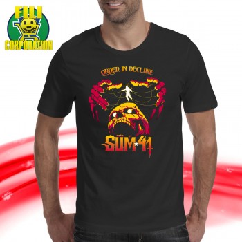T-SHIRT SUM 41 ORDER IN DECLINE ROCK DONNA UOMO FELPA