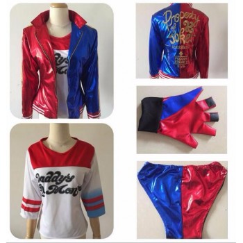 SUICIDE SQUAD BATMAN HARLEY QUINN COSTUME COSPLAY
