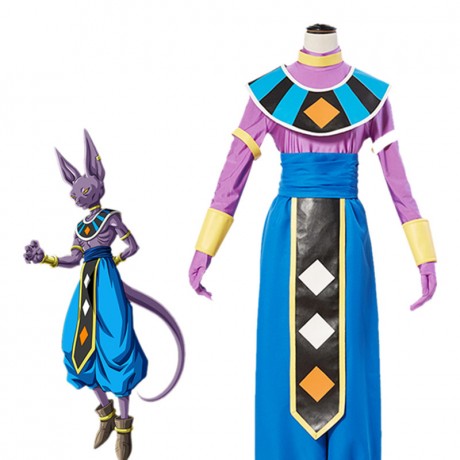 DRAGONBALL S DRAGON BALL SUPER GOD OF DESTRUCTION BEERUS COSPLAY COSTUME