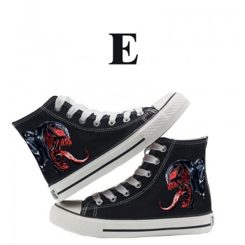 SCARPA TELA VENOM FACCIA LINGUA MARVEL NO CONVERSE