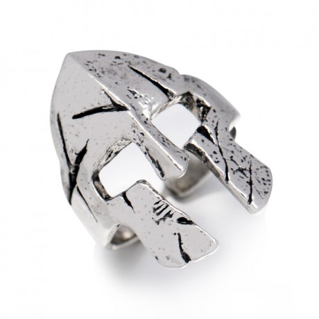 ANELLO DONNA UOMO SPARTAN ELMO HERO HELMET RING TROY GUERRIERO 300