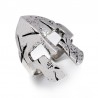 ANELLO DONNA UOMO SPARTAN ELMO HERO HELMET RING TROY GUERRIERO 300
