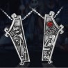 COLLANA COPPIA JACK E SALLY NIGHTMARE BEFORE CHRISTMAS SAN VALENTINO BARA