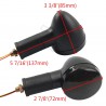 2X UNIVERSAL LED 3 IN 1 MOTO INDICATORI DIREZIONE CUSTOM SEGNALE FRECCE STOP FRENO LUCE