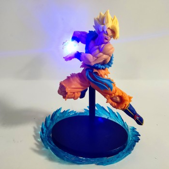DRAGON BALL GOKU KAMEHAMEHA SUPER SAYAN 2 LED LAMPADA PVC