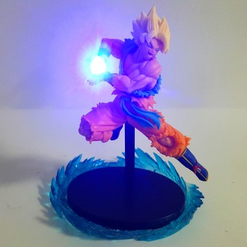 DRAGON BALL GOKU KAMEHAMEHA SUPER SAYAN 2 LED LAMPADA PVC