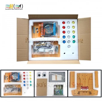 PANDORA BOX 6 1300 IN 1 IN LEGNO A DOPPIA MACCHINA ARCADE BARTOP FBA MAME PS1 3D