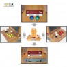 PANDORA BOX 6 1300 IN 1 IN LEGNO A DOPPIA MACCHINA ARCADE BARTOP FBA MAME PS1 3D