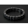 BRACCIALE CATENA MOTO BRACCIALI ACCIAIO BRUNITO BRACCIALETTO RIDERS MOTOCICLISTA