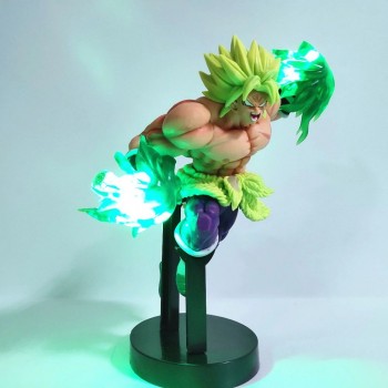 DRAGON BALL DBZ SSJ BROLY BROLI SUPER SAYAN 2 LED LAMPADA PVC