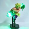 DRAGON BALL DBZ SSJ BROLY BROLI SUPER SAYAN 2 LED LAMPADA PVC