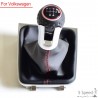 VW GOLF 7 MARCE 5 6 KIT COMPLETO POMELLO LEVA DEL CAMBIO + CUFFIA W/NERO sport