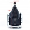 VW GOLF 7 MARCE 5 6 KIT COMPLETO POMELLO LEVA DEL CAMBIO + CUFFIA W/NERO sport