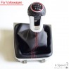 VW GOLF 7 MARCE 5 6 KIT COMPLETO POMELLO LEVA DEL CAMBIO + CUFFIA W/NERO sport
