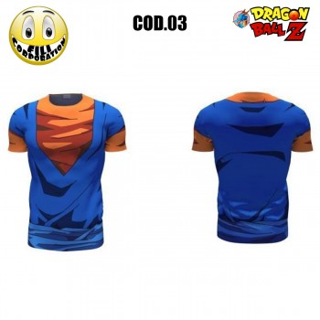 T-SHIRT SON GOKU VEGETA SAYAN DRAGONBALL Z DRAGON BALL F TUTA KAR MAGLA CAMISETA