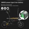 T18 SMART BICICLETTA ELETTRICA E-BIKE MAX SPEED 25KM/H PIEGHEVOLE CITTA + LUCI