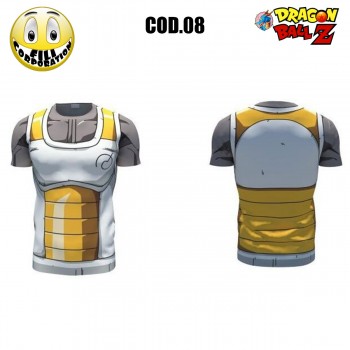 T-SHIRT SON GOKU VEGETA SAYAN DRAGONBALL Z DRAGON BALL F TUTA KAR MAGLA CAMISETA