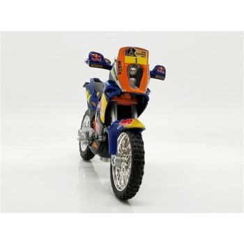RALLY DAKAR REDBULL KTM SXF 450 1:18 DIE-CAST MOTOCROSS MX GIOCATTOLO MODELLINO