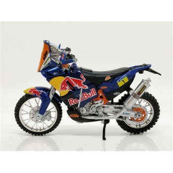 RALLY DAKAR REDBULL KTM SXF 450 1:18 DIE-CAST MOTOCROSS MX GIOCATTOLO MODELLINO