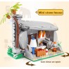 FRED I FLINTSTONES BARNEI I PRIMITIVI CASA - LEGO COMPATIBILE