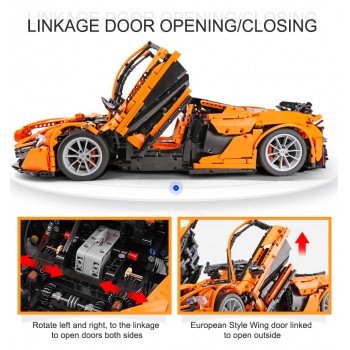 ⭐AUTO TECHNIC MCLAREN P1 BASIC RACING LEGO COMPATIBILE