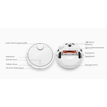 XIAOMI ASPIRAPOLVERE ROBOT 1800PA SPAZZARE LAVAPAVIMENTI SMART HOME 5200MAH