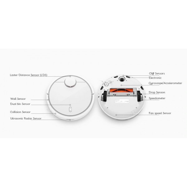 XIAOMI ASPIRAPOLVERE ROBOT 1800PA SPAZZARE LAVAPAVIMENTI SMART HOME 5200MAH