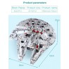 ⭐STAR WARS SERIES SPAZIO MILLENNIUM FALCON PZ 8445 LEGO COMPATIBILE SPED 7 15 G