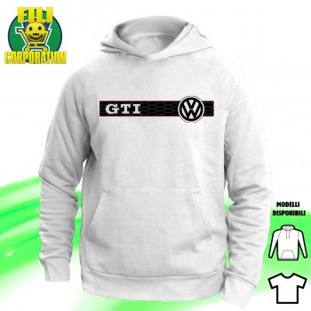 T-SHIRT GTI VW GOLF MK 6 VOLKSWAGEN VINTAGE HOODIE FELPA CAPPUCCI UOMO DONNA