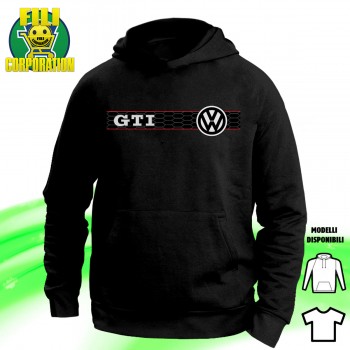 T-SHIRT GTI VW GOLF MK 6 VOLKSWAGEN VINTAGE HOODIE FELPA CAPPUCCI UOMO DONNA