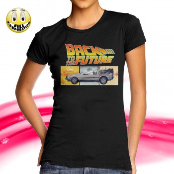T-SHIRT FELPA T-SHIRT BAMBINO BACK TO THE FUTURE MARTY DE LOREAN RITORNO AL FUTURO FILM MOVIE