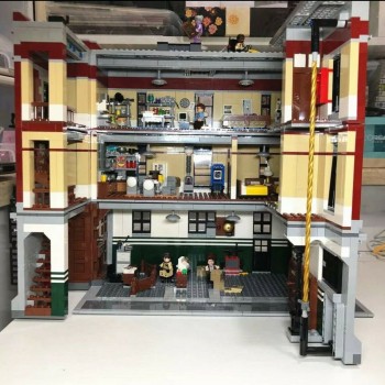 ⭐CASERMA DEI GHOSTBUSTERS VIGILI DEL FUOCO FIREHOUSE FANTASMI LEGO COMPATIBILE