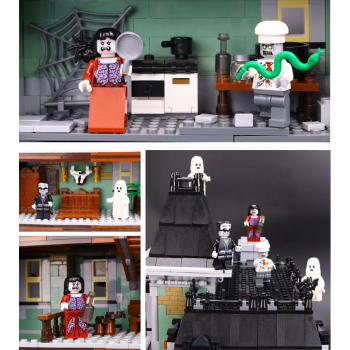 ⭐COSTRUZIONI LA CASA ABITATA DAI FANTASMI HAUNTED HOUSE MONSTER LEGO COMPATIBILE