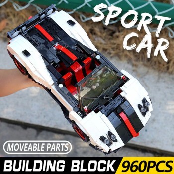 ✅AUTO PAGANI ZONDA ROADSTER BLOCKS TECH LEGO COMPATIBILE COSTRUZIONI
