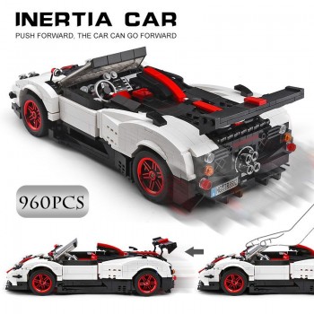 ✅AUTO PAGANI ZONDA ROADSTER BLOCKS TECH LEGO COMPATIBILE COSTRUZIONI