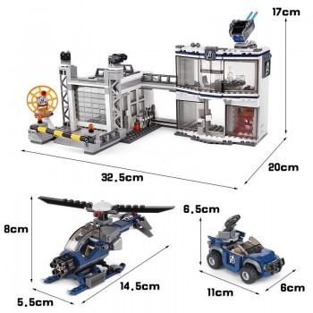 ✅⭐SUPER HEROES AVENGERS ENDGAME MODEL BATTAGLIA NEL QUARTIER LEGO COMPATIBILE COSTRUZIONI