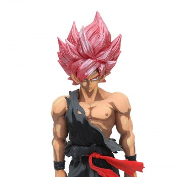 ⭐34CM SON GOKU CAPELLI ROSA SAIYAN KAKAROT DRAGON BALL SUPER Z ACTION FIGURE TOY