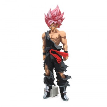 ⭐34CM SON GOKU CAPELLI ROSA SAIYAN KAKAROT DRAGON BALL SUPER Z ACTION FIGURE TOY