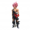 ⭐34CM SON GOKU CAPELLI ROSA SAIYAN KAKAROT DRAGON BALL SUPER Z ACTION FIGURE TOY