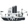 ⭐TOPOLIONO FILM BARCA A VAPORE MICKEY MOUSE STEAMBOAT WILLIE LEGO COMPATIBILE