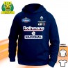 F1 WILLIAMS RENAULT RACING FW16 2 AYRTON SENNA GP 1994 ROTHMANS T-SHIRT HOODIE FELPA CAPPUCCI UOMO DONNA