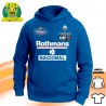 F1 WILLIAMS RENAULT RACING FW16 2 AYRTON SENNA GP 1994 ROTHMANS T-SHIRT HOODIE FELPA CAPPUCCI UOMO DONNA