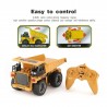 ✅⭐DUMPER HUINA 1540 6CH METALLO RC RADIO COMANDO DUMPER CAMION MOVIMENTO TERRA