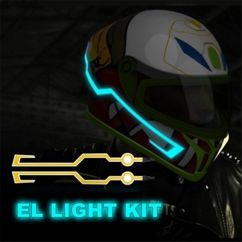 ⭐ LUCE LED SRISCE FLUO CASCO DA MOTO PER GUIDA NOTTURNA TRON