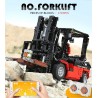 ✅⭐1719 pz MULETTO CARRELLO ELEVATORE FORCA RC APP TECHNIC BLOCK LEGO COMPATIBILE