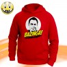 T-SHIRT FELPA  BAZINGA SHELDON COOPER BIG BANG THEORY PENNY LEONA SERIE TV MAGLIA